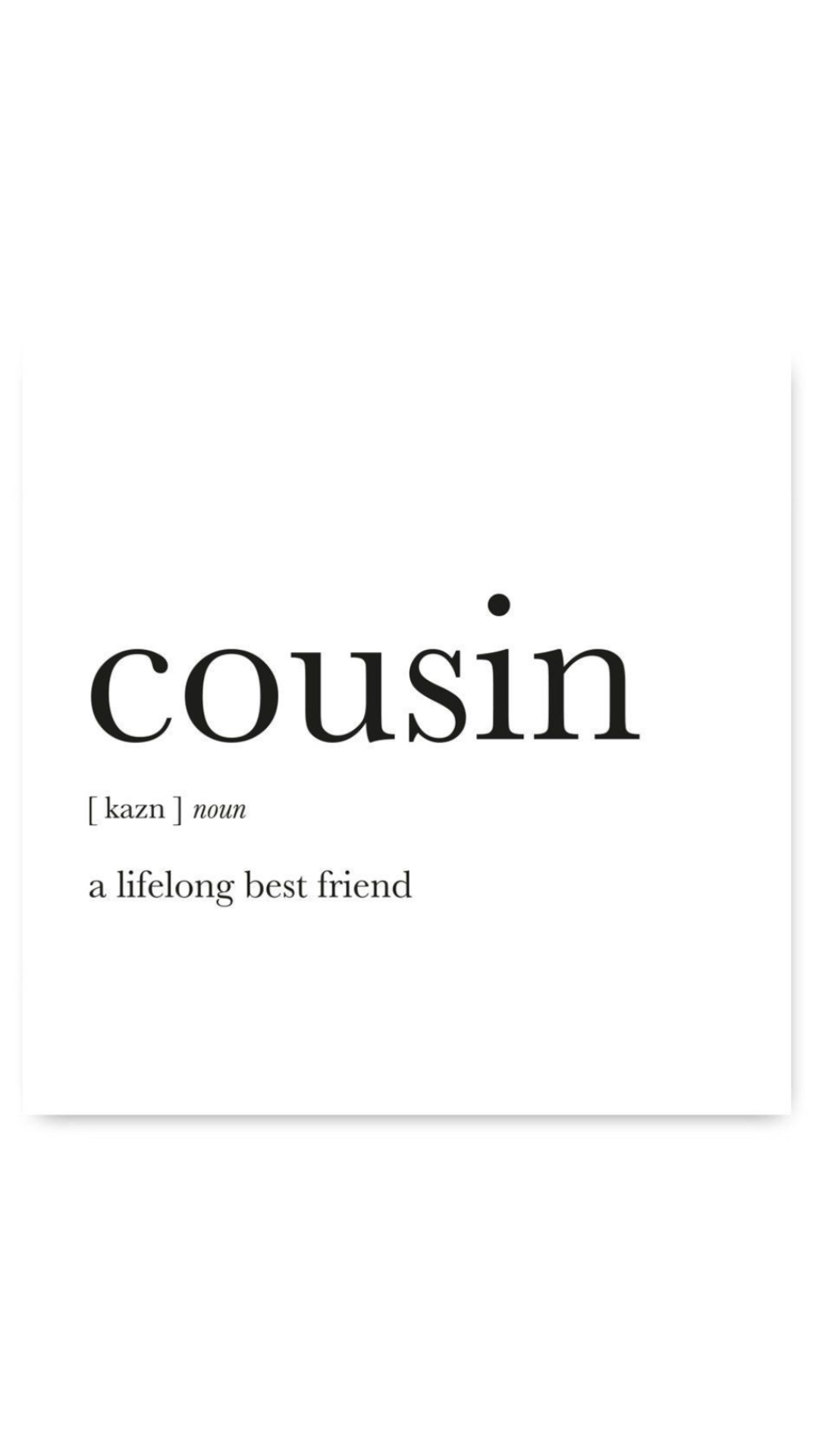 Cousin💕