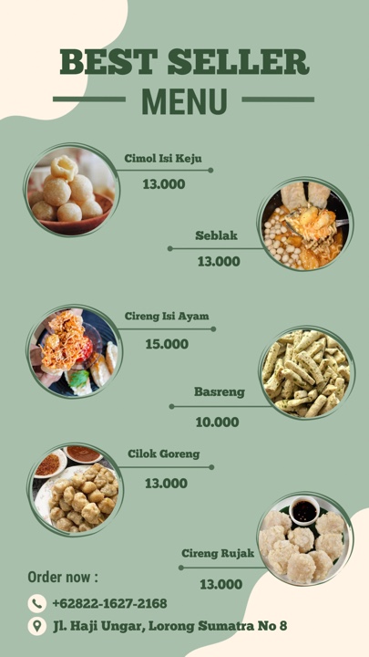 6 Menu Jualan