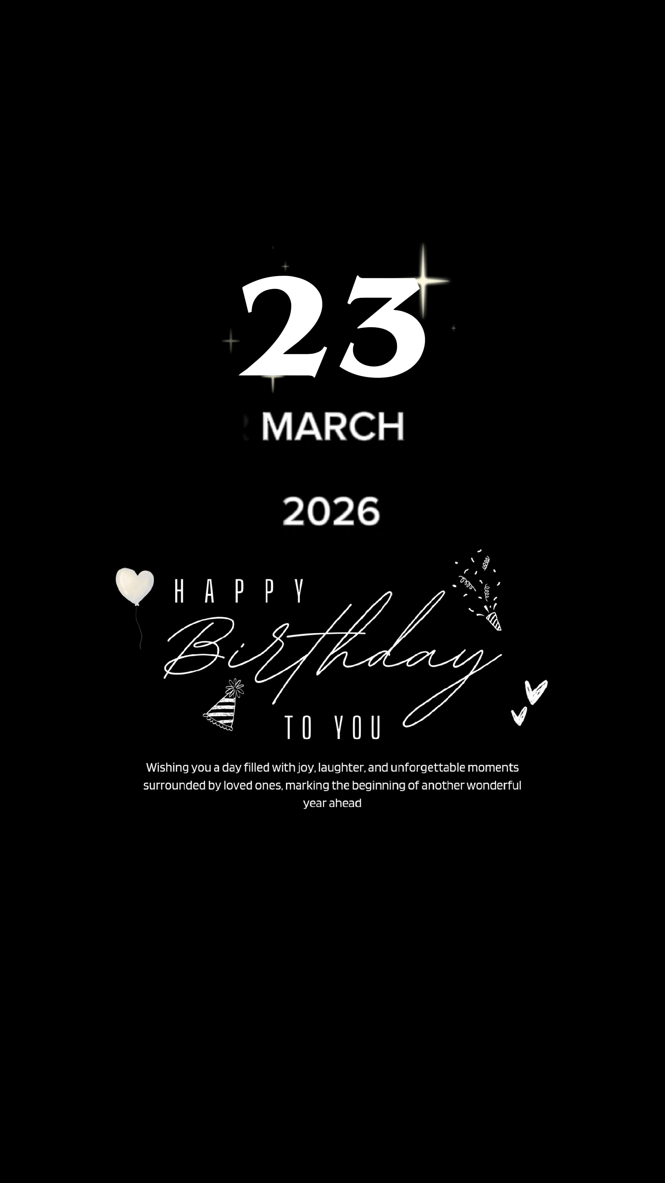 HBD 23 MARS 