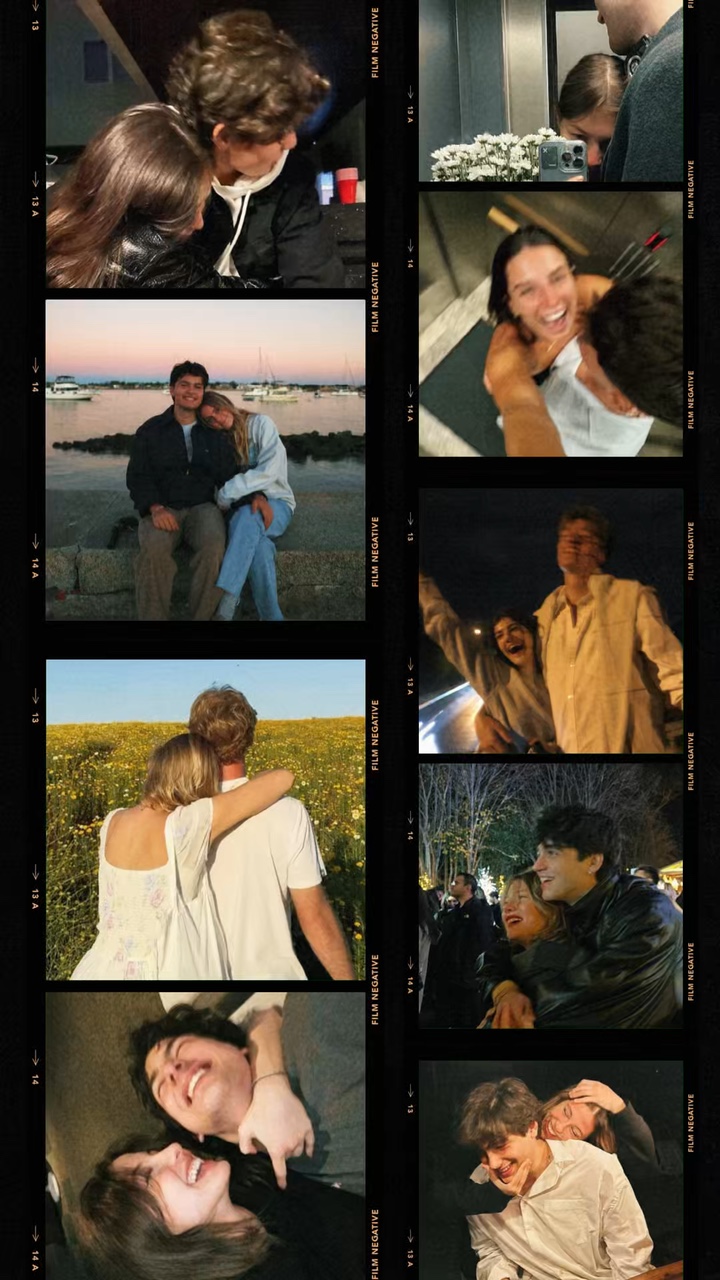 retro film collage