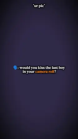 Would you kiss?