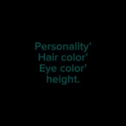 My personality