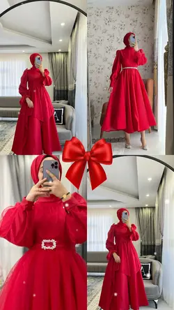 Kırmızı  Kombinim 