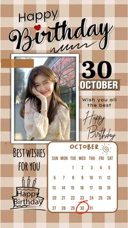 HBD 30 OCTOBER NEW