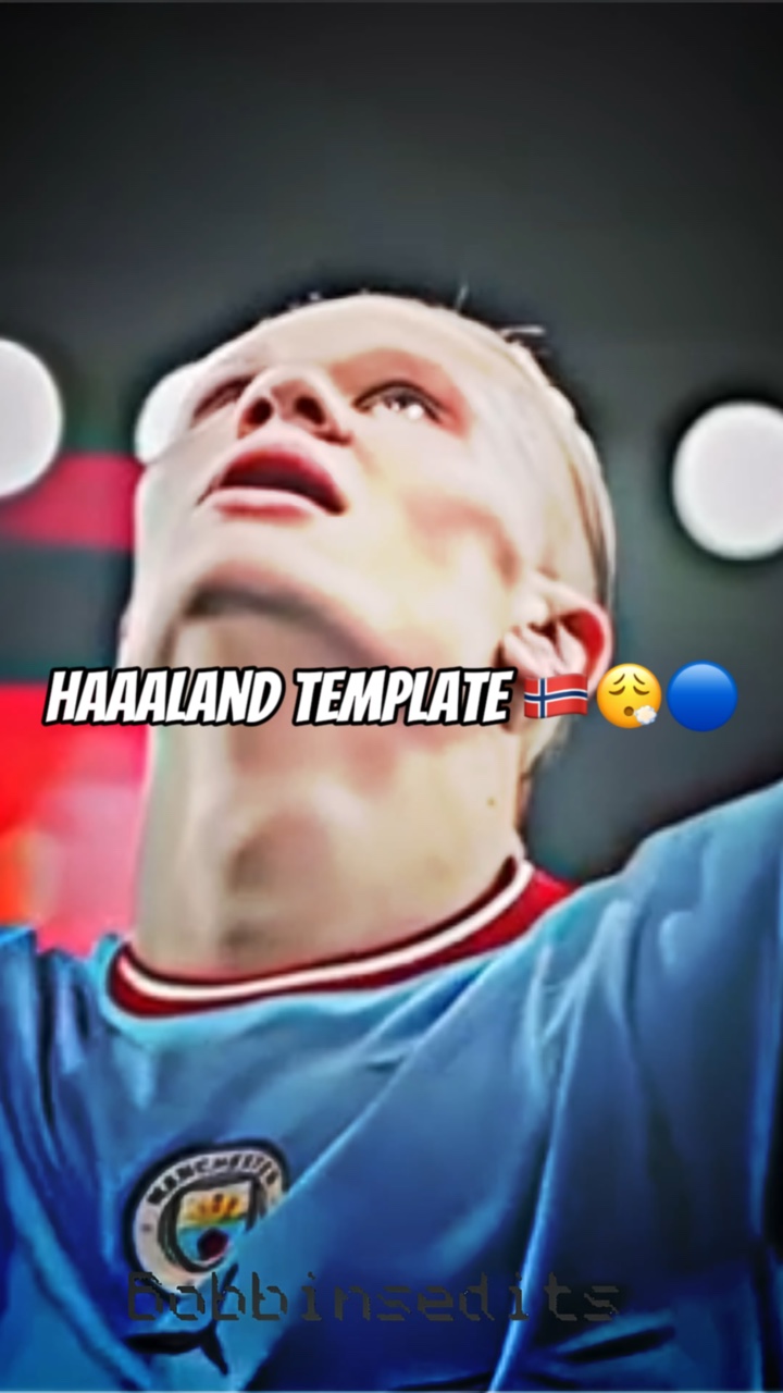 Haaland template 🇳🇴😮‍💨🔵