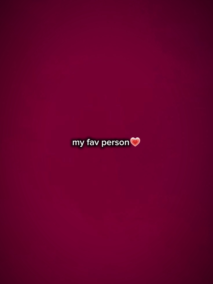 ma personne préférée 