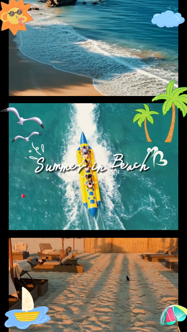 summer in beach 