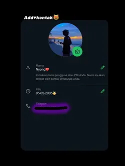 +Kontak nya dong