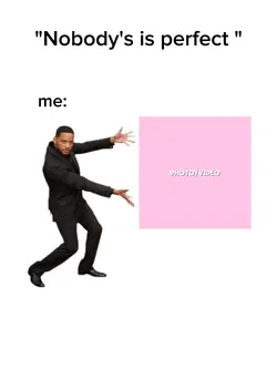 nobody's perfect