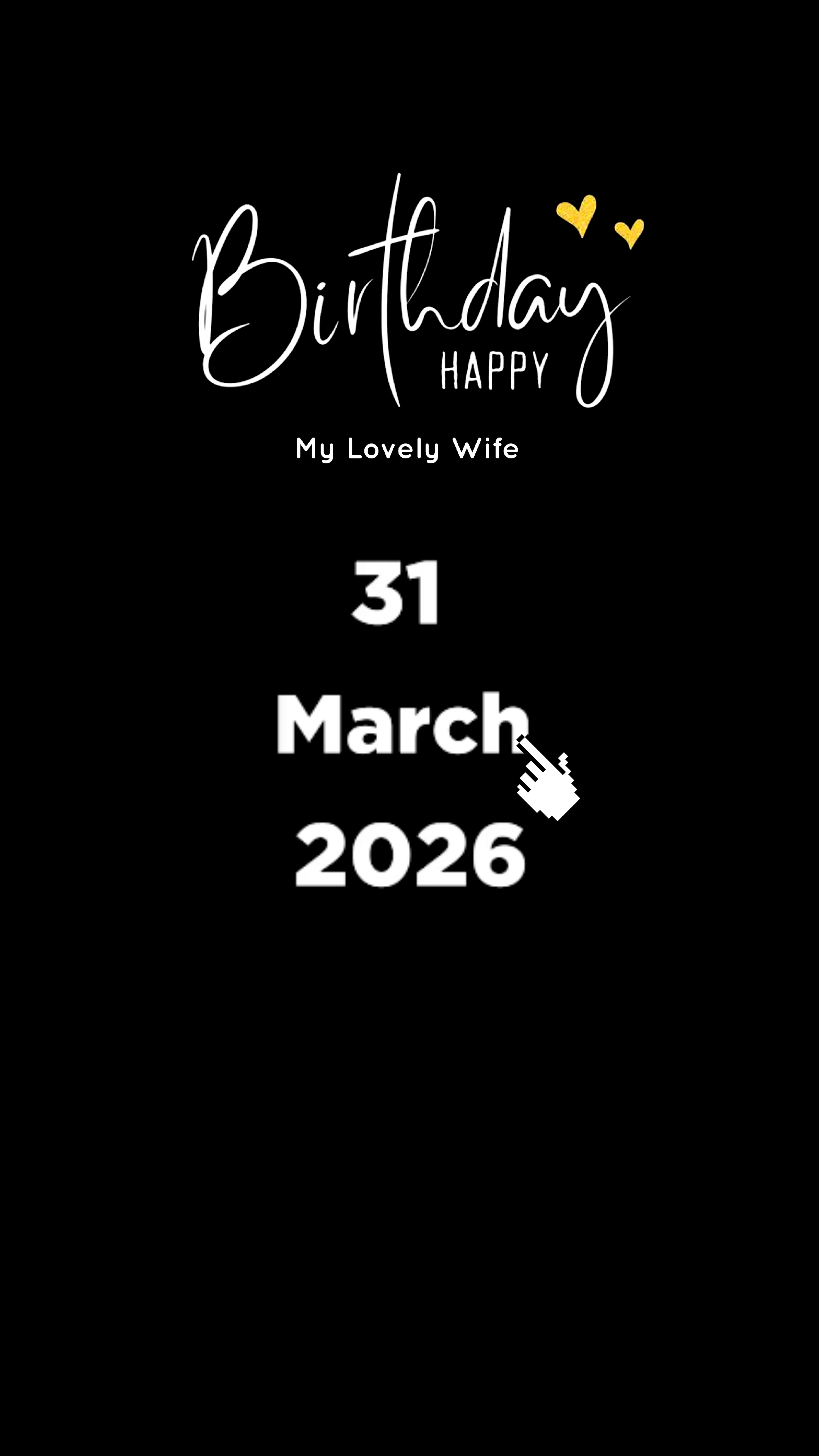 HBD ISTRI 31 MARET