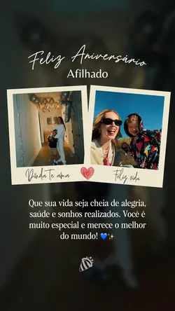 Aniversário afilhado