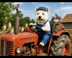 Fahrer Traktor