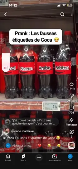 Fausse étiquette