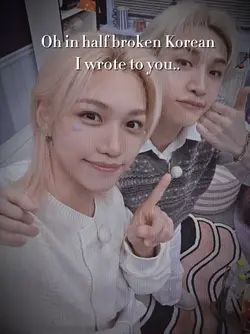 Half broken Korean..