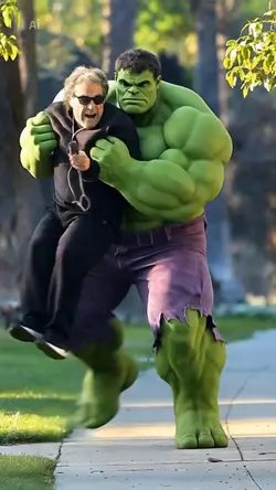 Grabbed by Hulk