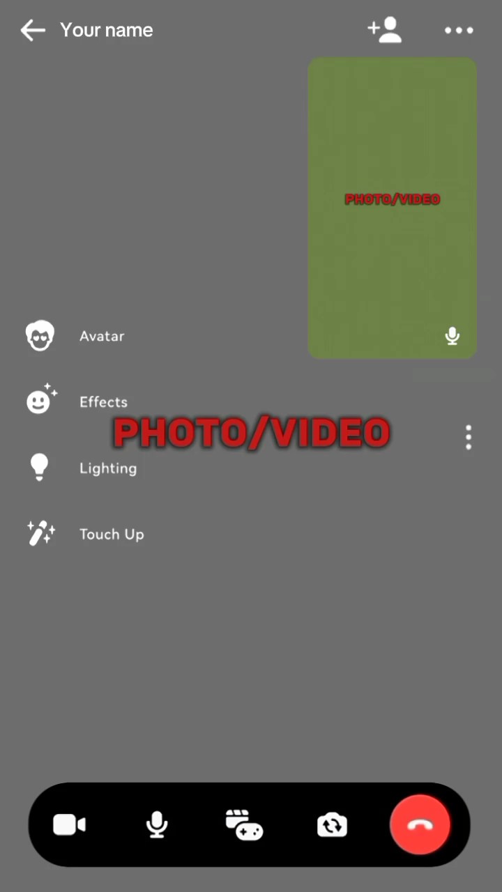Chamada de vídeo 