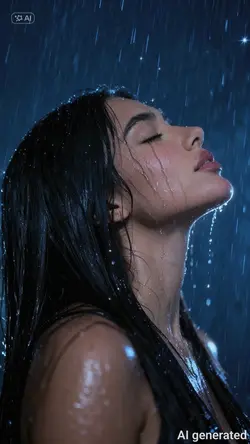 Rain photoshoot