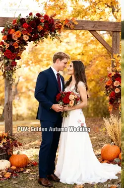 golden autumnwedding