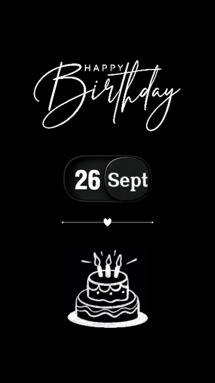 Birthday 26 septembe