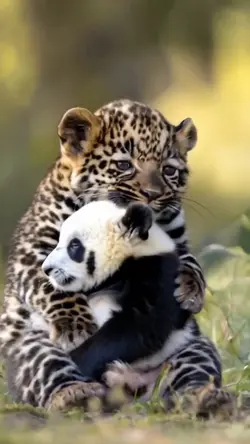 Cute tiny cheetah