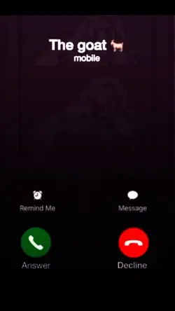 Goat is calling 🐐