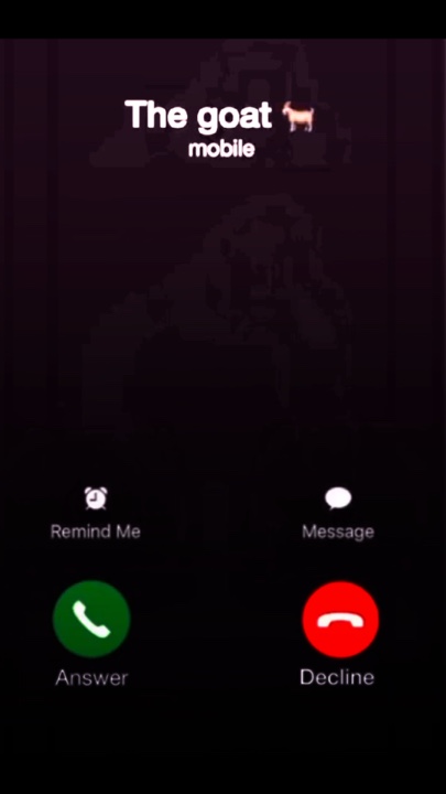 Goat is calling 🐐