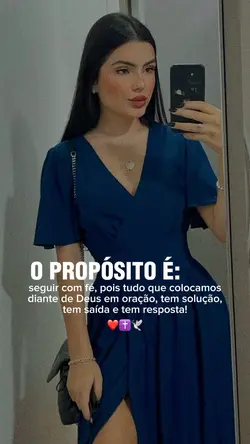 O PROPÓSITO É: ❤️🙌🏻