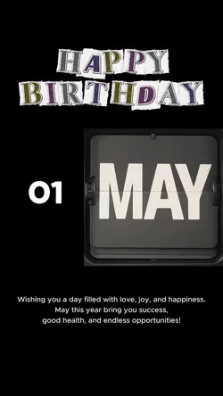 01 may birthday