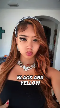 Black & yellow