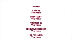Movie Outro Credits 
