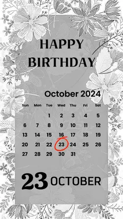 HBD 23 OCTOBER 2024