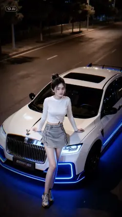 Đứng trước xe AI