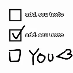 sua escolha 