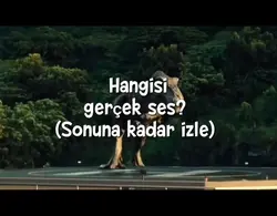 Hangisi gerçek ses?