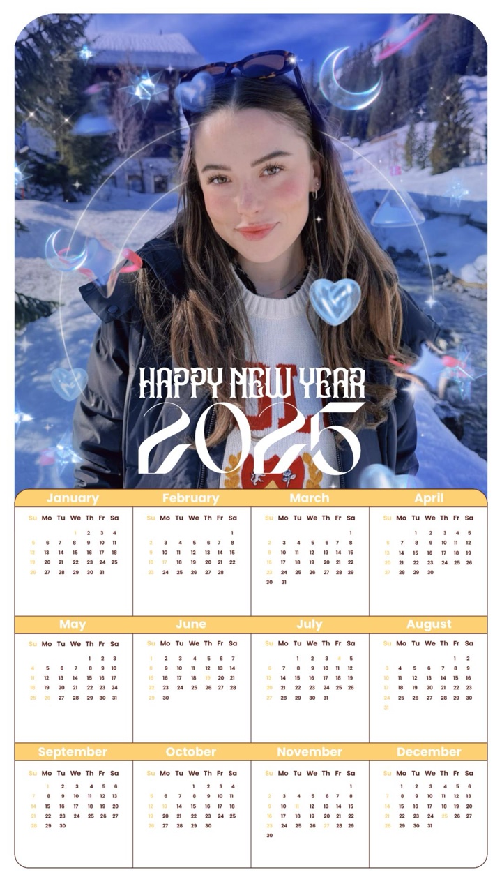 Tendencia del calendario 2025