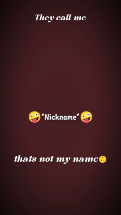 not my name 