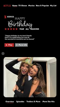 Metflix birthday