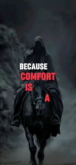 Comfort is a drug