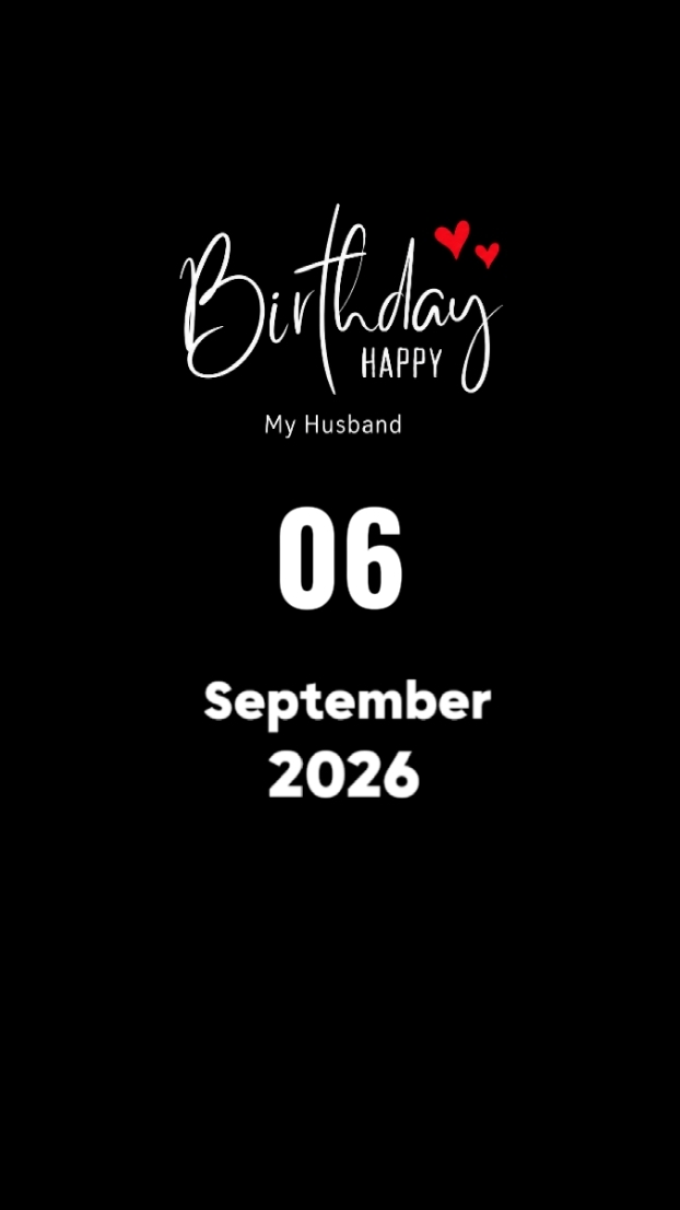 HBD HUSBAND 6 SEPTEM
