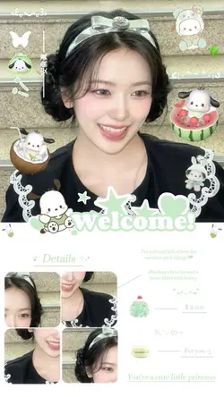 Pinterest風テンプレート💚