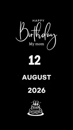 Birthday my mom