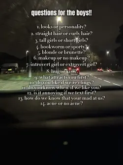 questions for boys