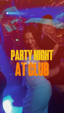 night party at club