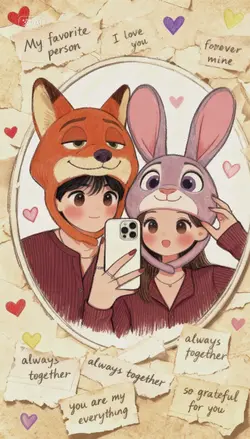 paper cut couple