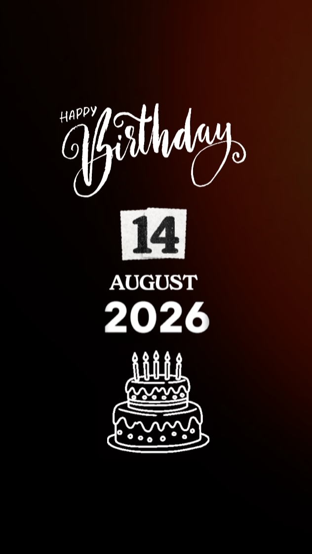 HBD 14 de agosto 