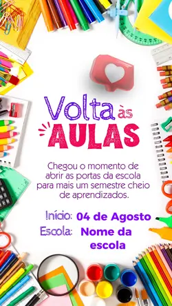 Volta as aulas 