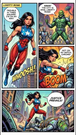 Efeito quadrinhos IA