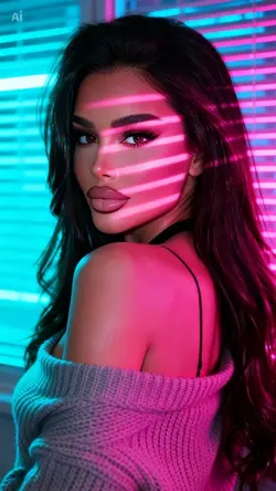 Neon Portrait