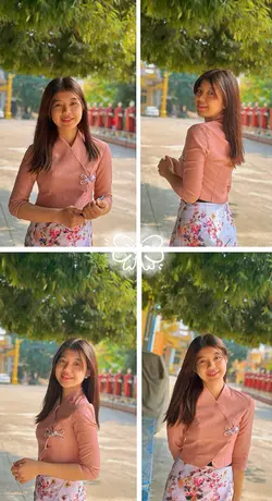 with burmes dress✨