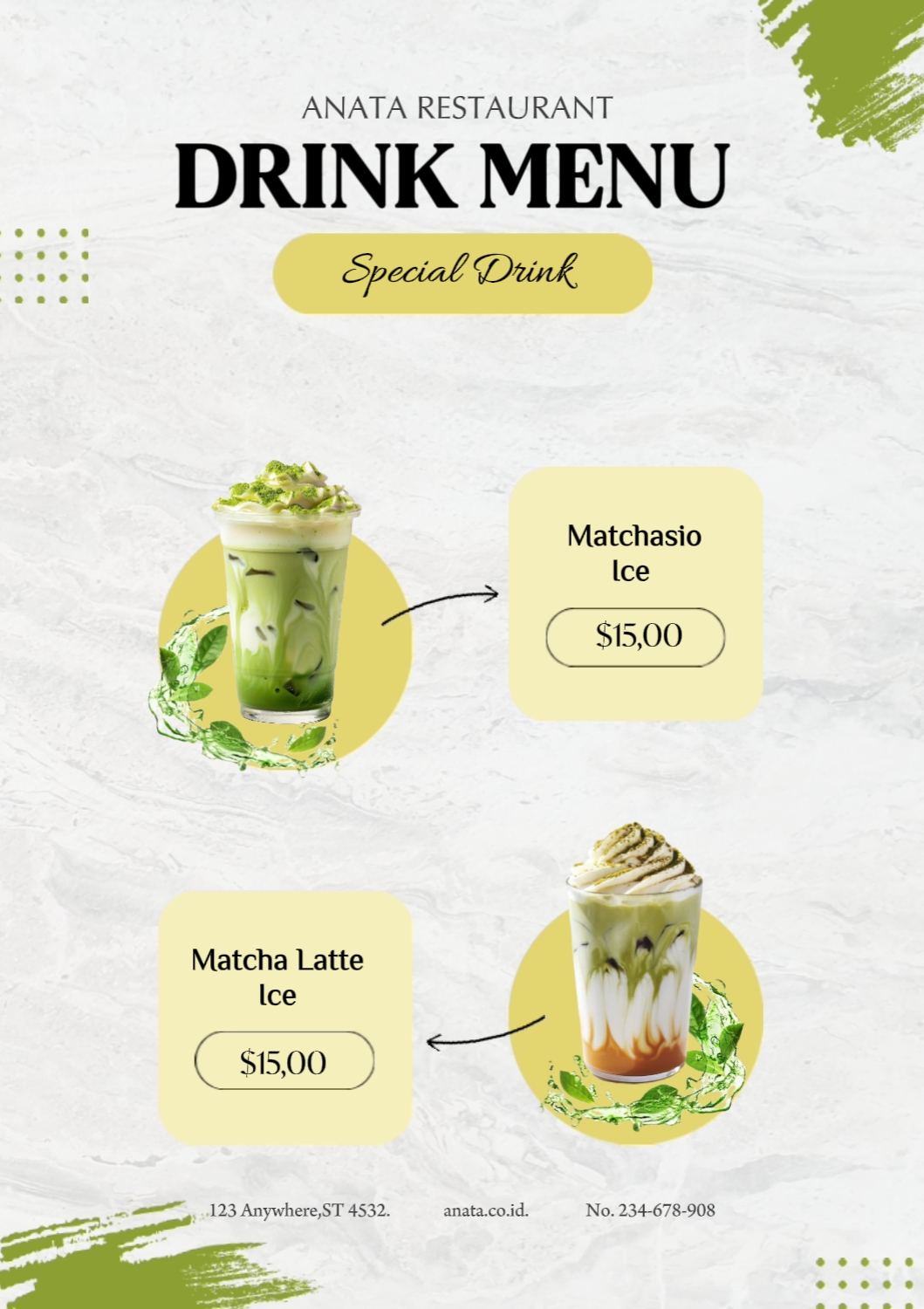 MENU RESTAURANT 